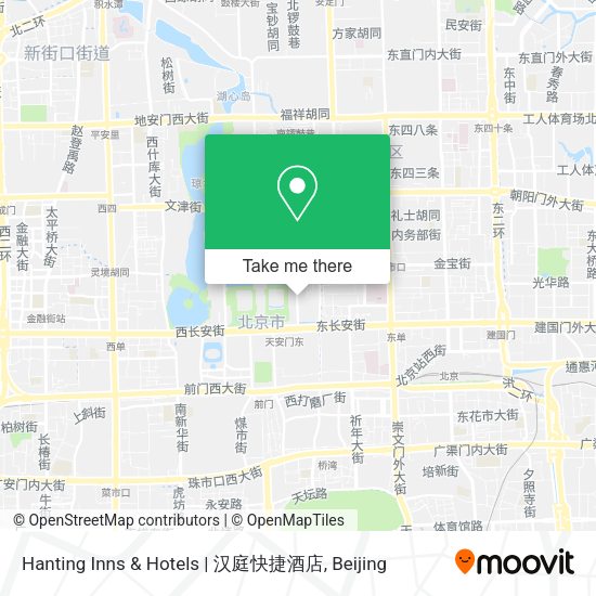 Hanting Inns & Hotels | 汉庭快捷酒店 map
