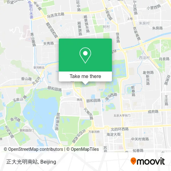 正大光明南站 map