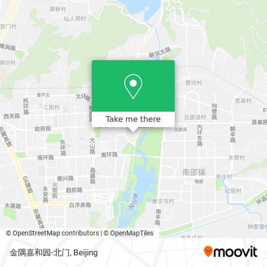 金隅嘉和园-北门 map