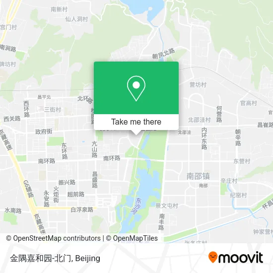 金隅嘉和园-北门 map