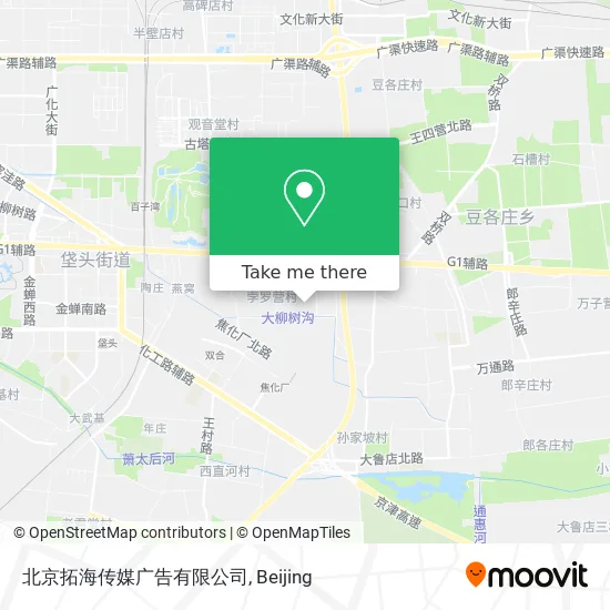 北京拓海传媒广告有限公司 map