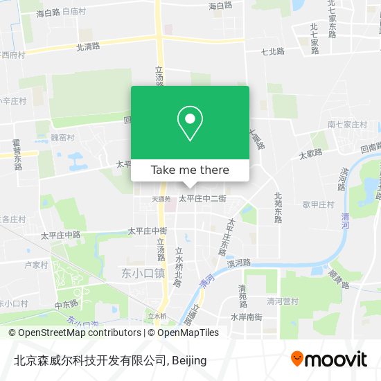 北京森威尔科技开发有限公司 map
