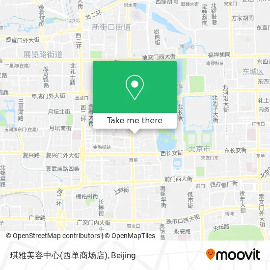 琪雅美容中心(西单商场店) map