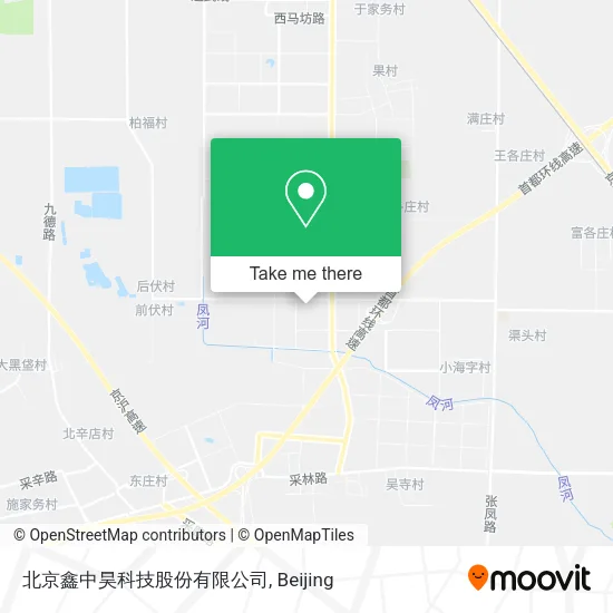 北京鑫中昊科技股份有限公司 map