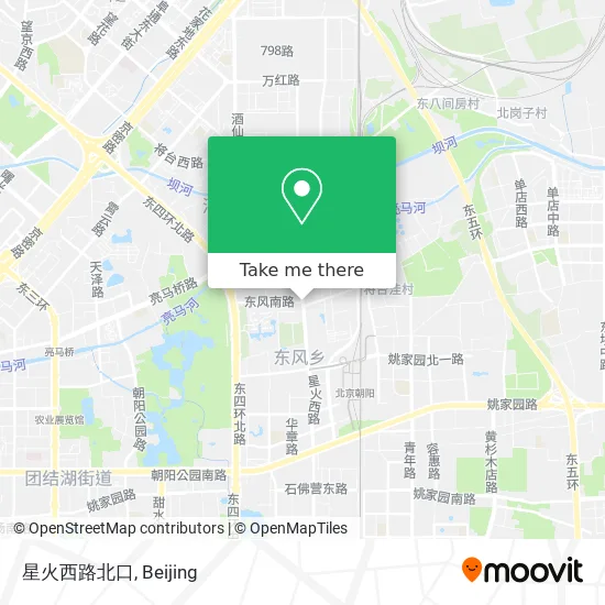 星火西路北口 map