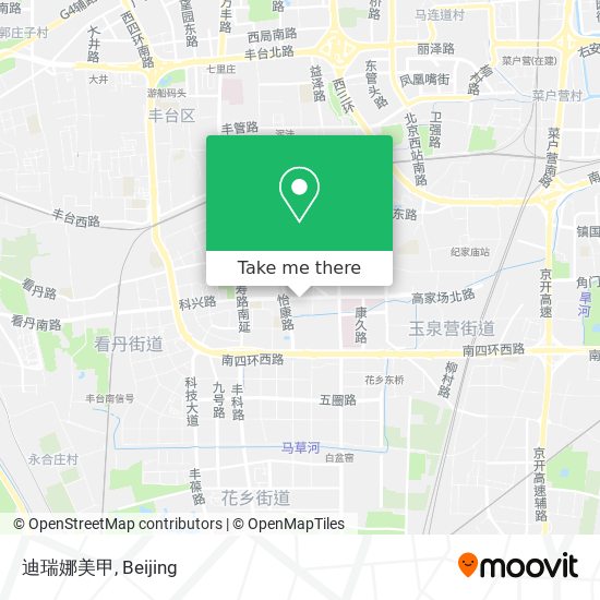 迪瑞娜美甲 map