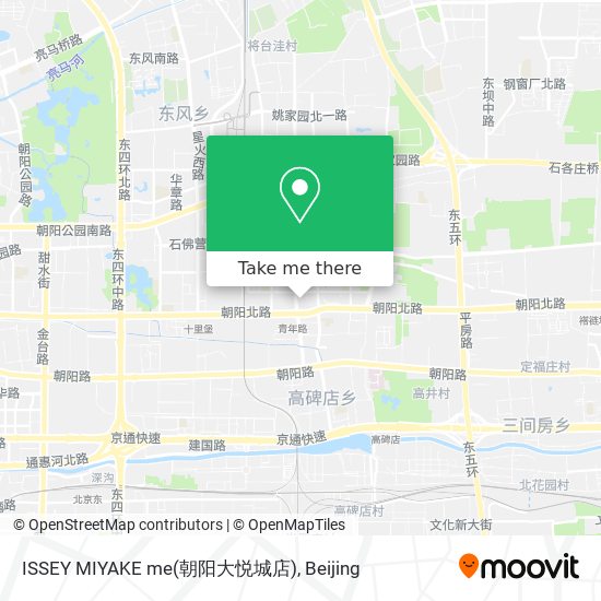 ISSEY MIYAKE me(朝阳大悦城店) map