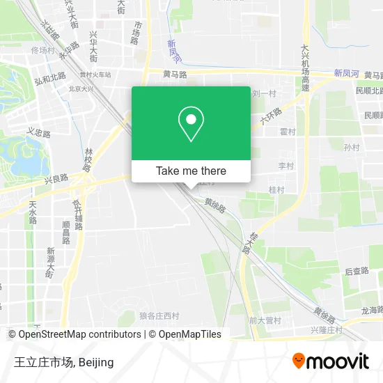 王立庄市场 map