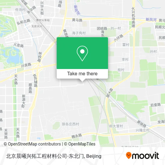 北京晨曦兴拓工程材料公司-东北门 map