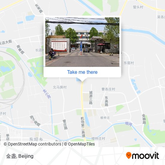 金盏 map