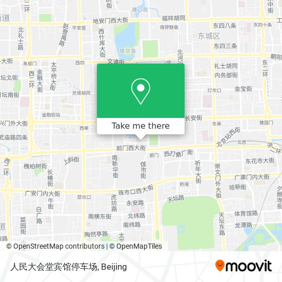 人民大会堂宾馆停车场 map