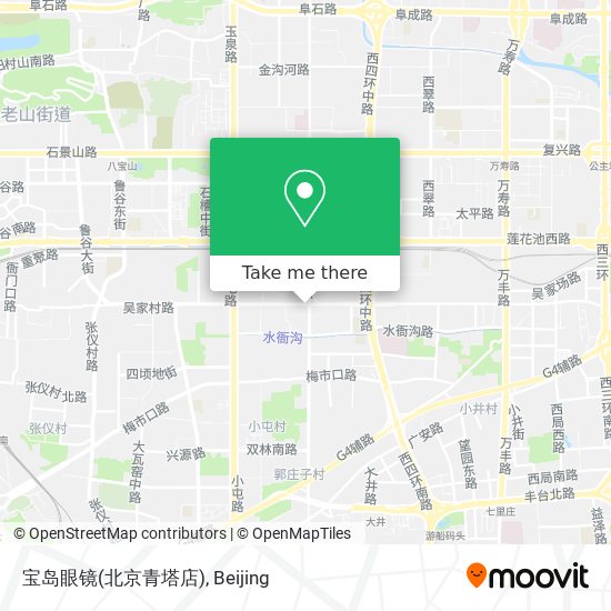 宝岛眼镜(北京青塔店) map