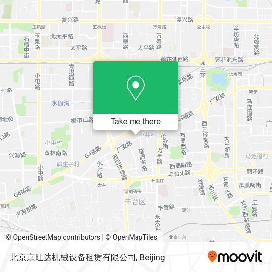 北京京旺达机械设备租赁有限公司 map