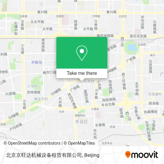 北京京旺达机械设备租赁有限公司 map