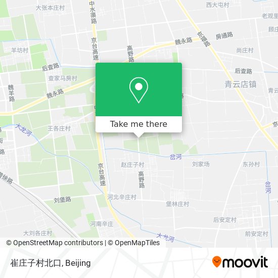 崔庄子村北口 map