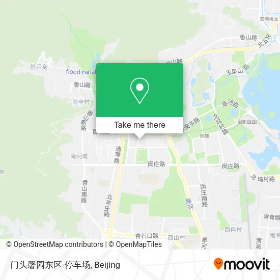 门头馨园东区-停车场 map