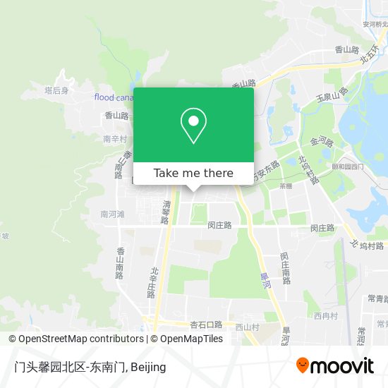门头馨园北区-东南门 map