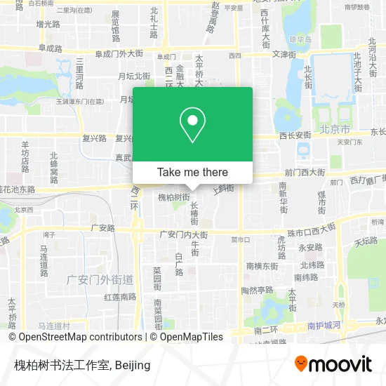 槐柏树书法工作室 map