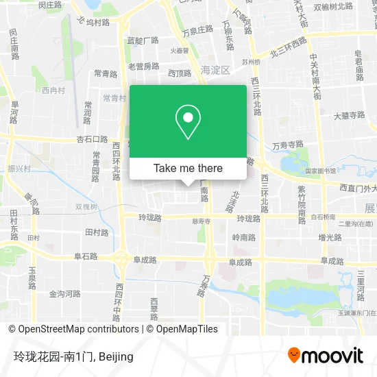 玲珑花园-南1门 map