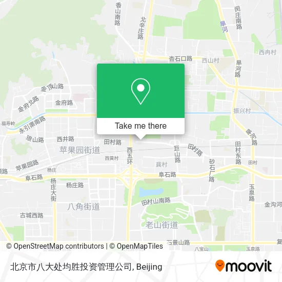 北京市八大处均胜投资管理公司 map