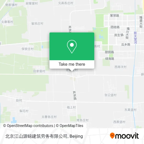 北京江山源锦建筑劳务有限公司 map