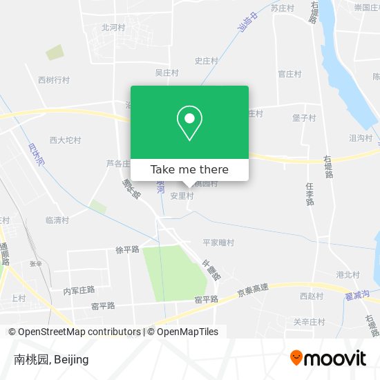 南桃园 map