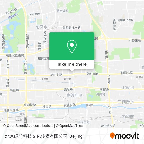 北京绿竹科技文化传媒有限公司 map