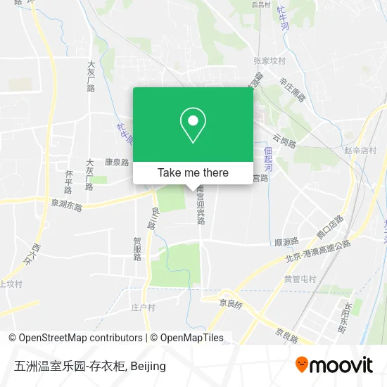 五洲温室乐园-存衣柜 map