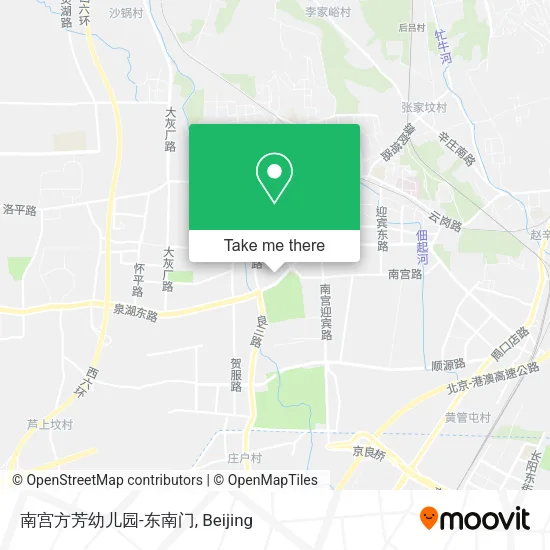 南宫方芳幼儿园-东南门 map