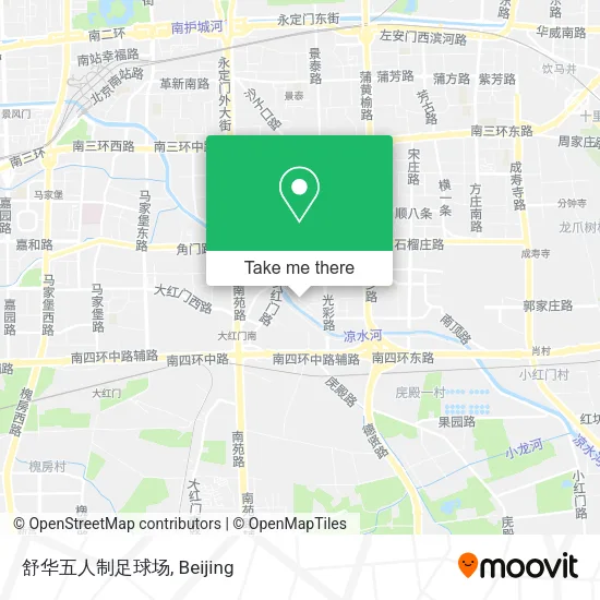 舒华五人制足球场 map