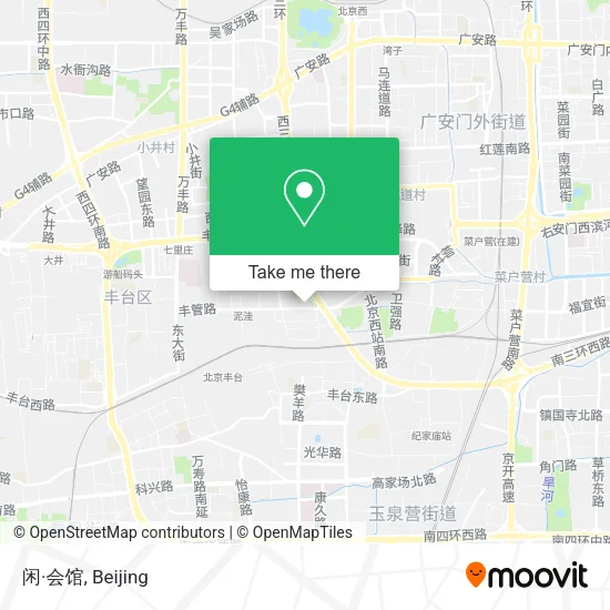闲·会馆 map