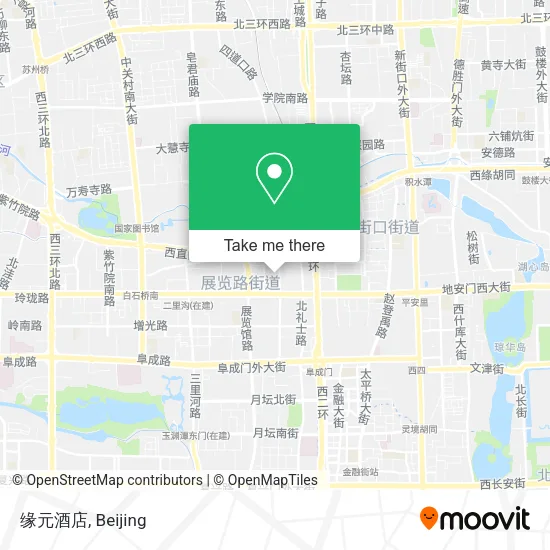 缘元酒店 map
