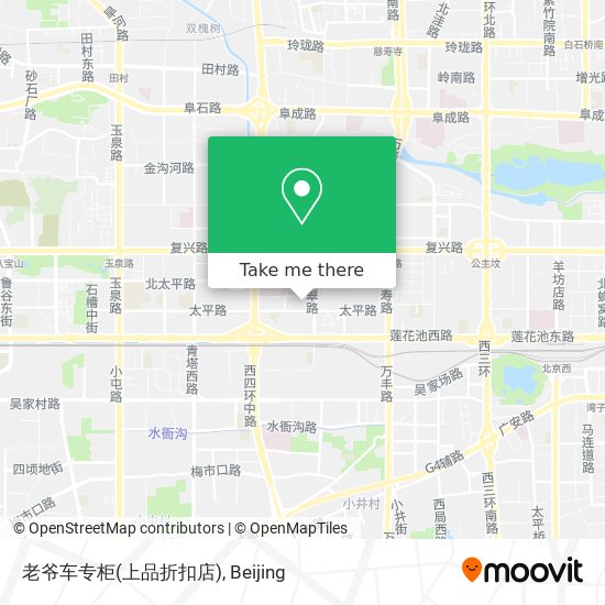 老爷车专柜(上品折扣店) map