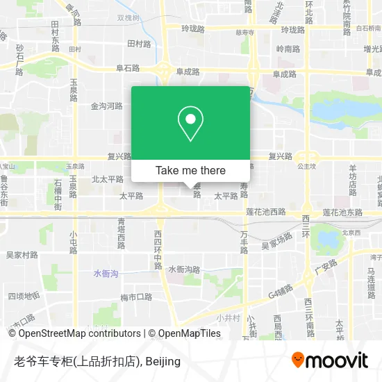 老爷车专柜(上品折扣店) map