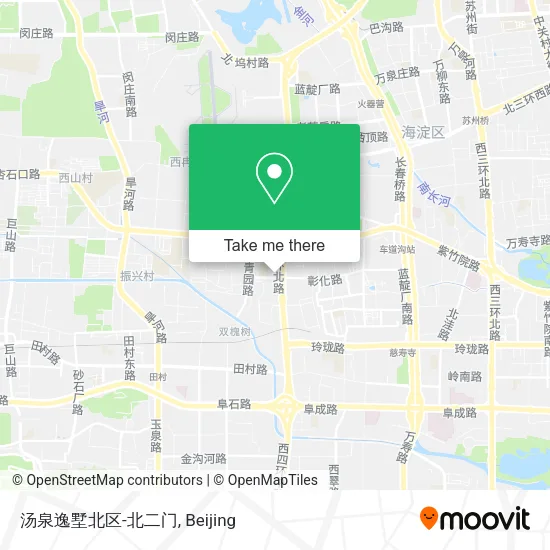汤泉逸墅北区-北二门 map