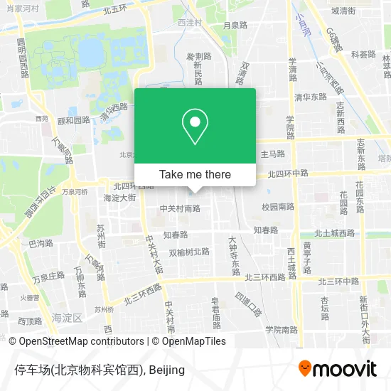 停车场(北京物科宾馆西) map