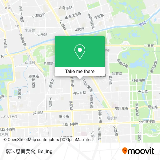 蓉味忍而美食 map