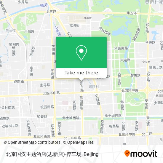 北京国汉主题酒店(志新店)-停车场 map