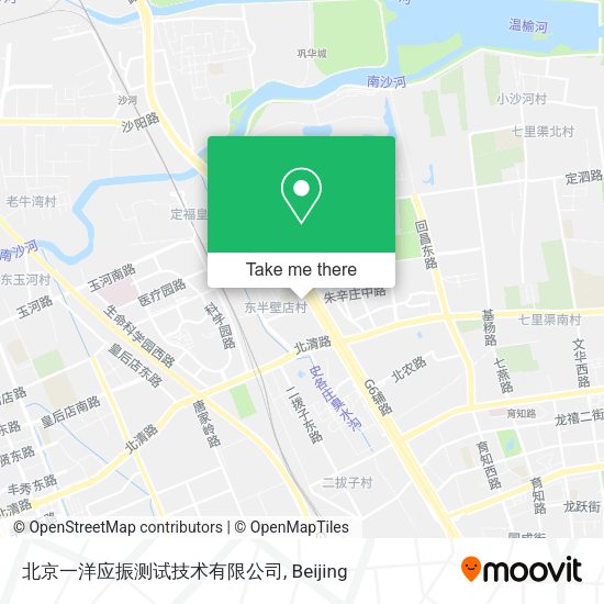 北京一洋应振测试技术有限公司 map