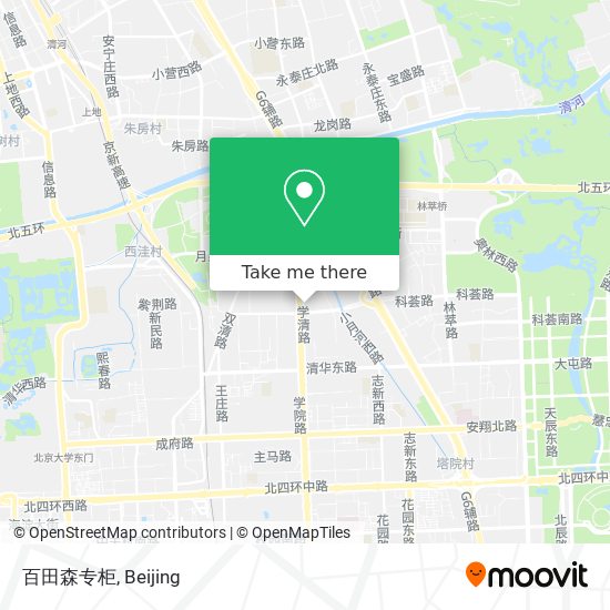 百田森专柜 map