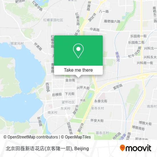 北京田薇新语花店(京客隆一层) map