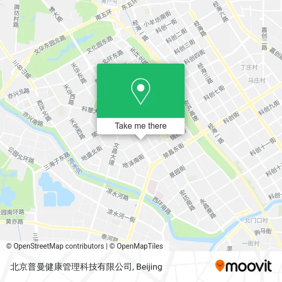 北京普曼健康管理科技有限公司 map