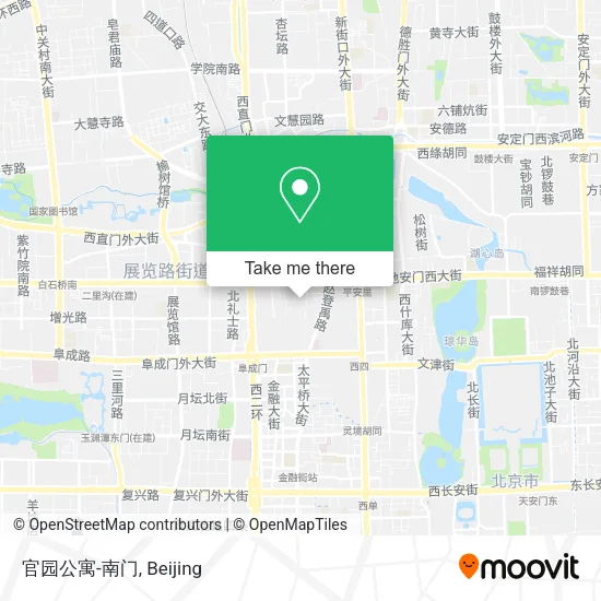 官园公寓-南门 map