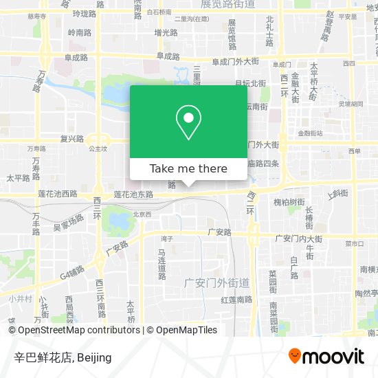 辛巴鲜花店 map