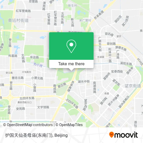 护国天仙圣母庙(东南门) map