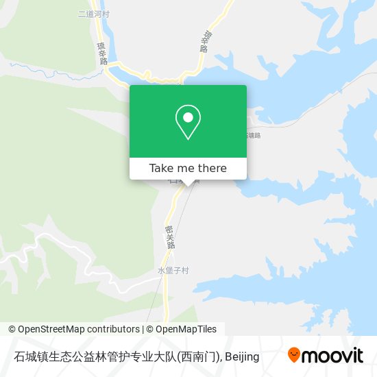 石城镇生态公益林管护专业大队(西南门) map