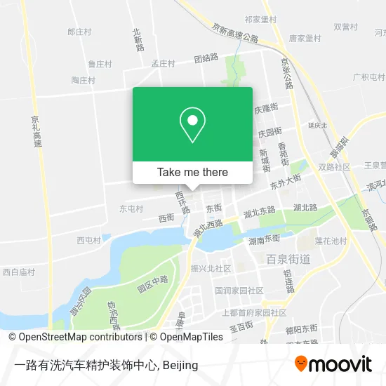 一路有洗汽车精护装饰中心 map