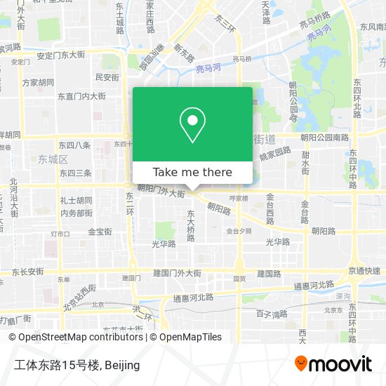 工体东路15号楼 map