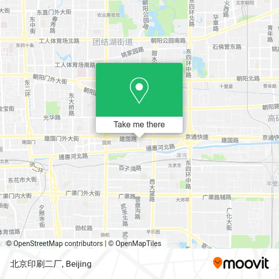 北京印刷二厂 map