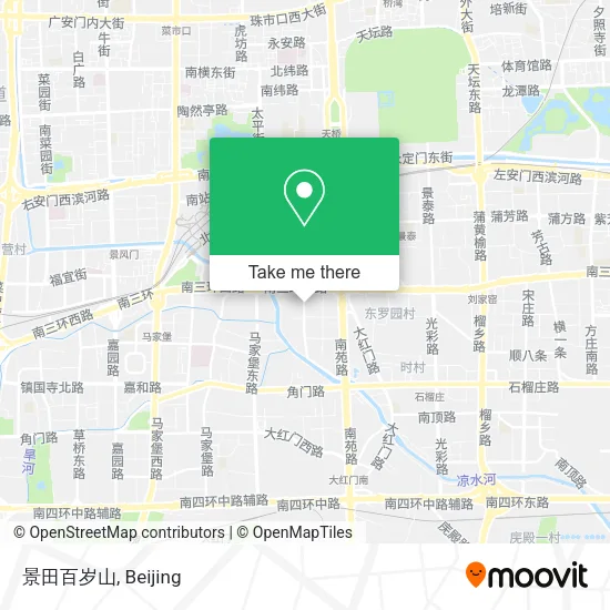 景田百岁山 map